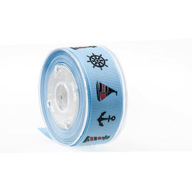 19mm 2 لون مطبوعة Grosgrain الشريط لتزيين تغليف مستحضرات التجميل