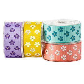 زهرة مطبوعة grosgrain الشريط ، شخصية حلوى grosgrain الشريط التفاف حقيبة